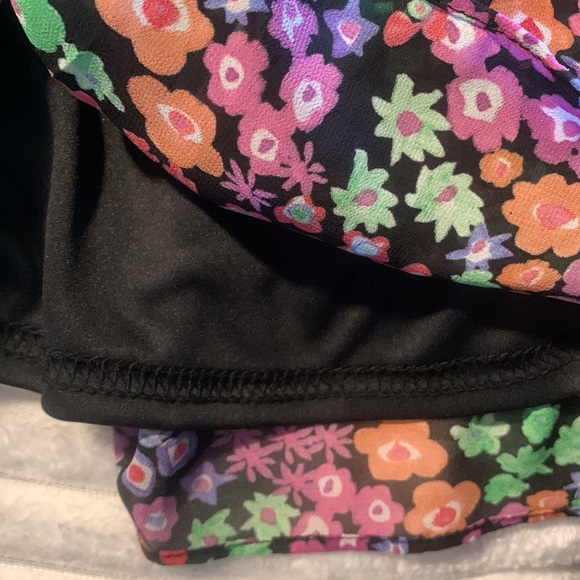 New Zara floral print draped dress size XS - Picture 6 of 6